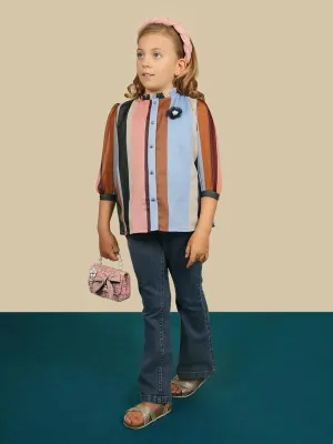 One Friday Multicolor Striped Top