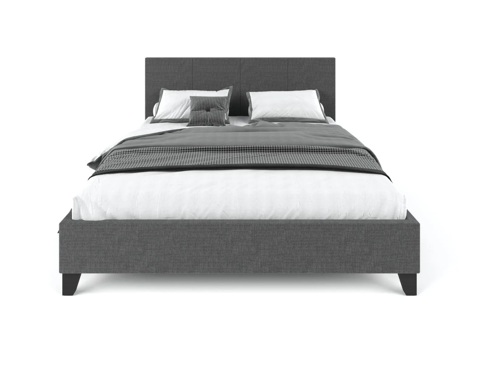 Palermo Bed Frame Charcoal Double