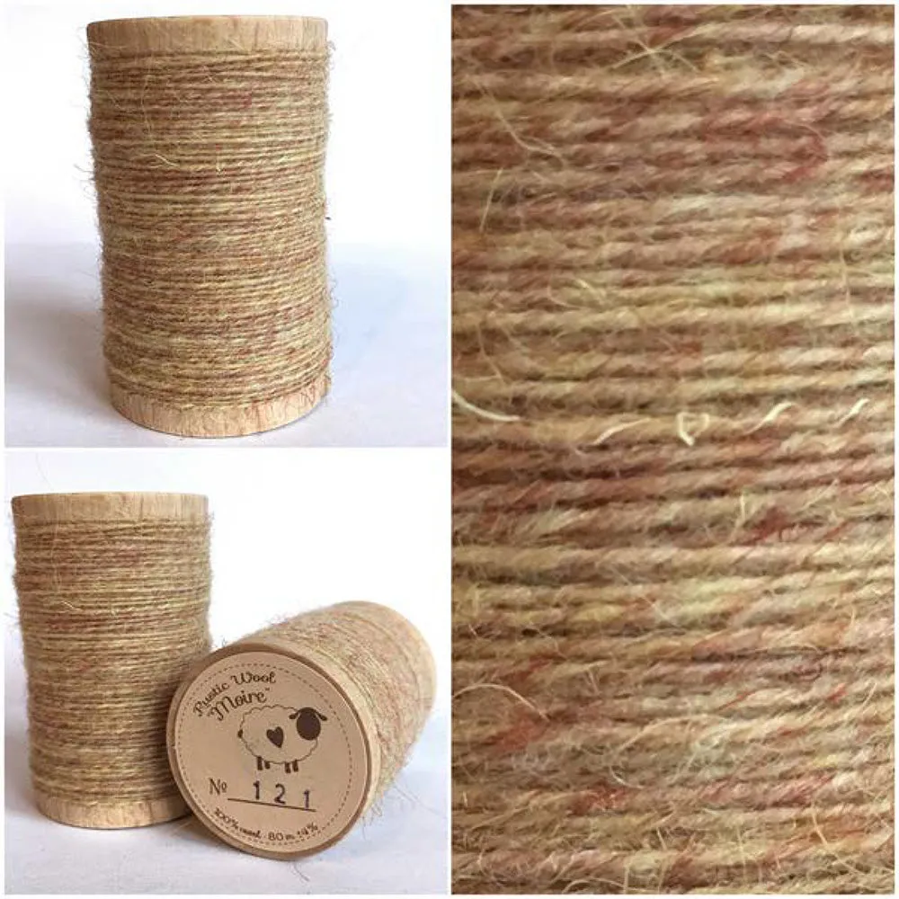 PEACH BLOSSOM Hand Dyed YARD Wool Fabric for Wool Applique and Rug Hooking