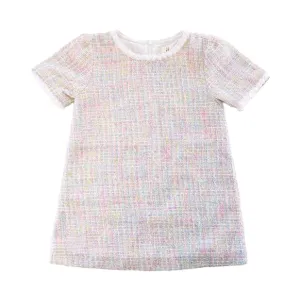 Pearl Trim Tweed Dress