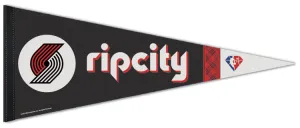 Portland Trail Blazers "Rip City" NBA 75th Anniversary City Edition Premium Felt Pennant - Wincraft