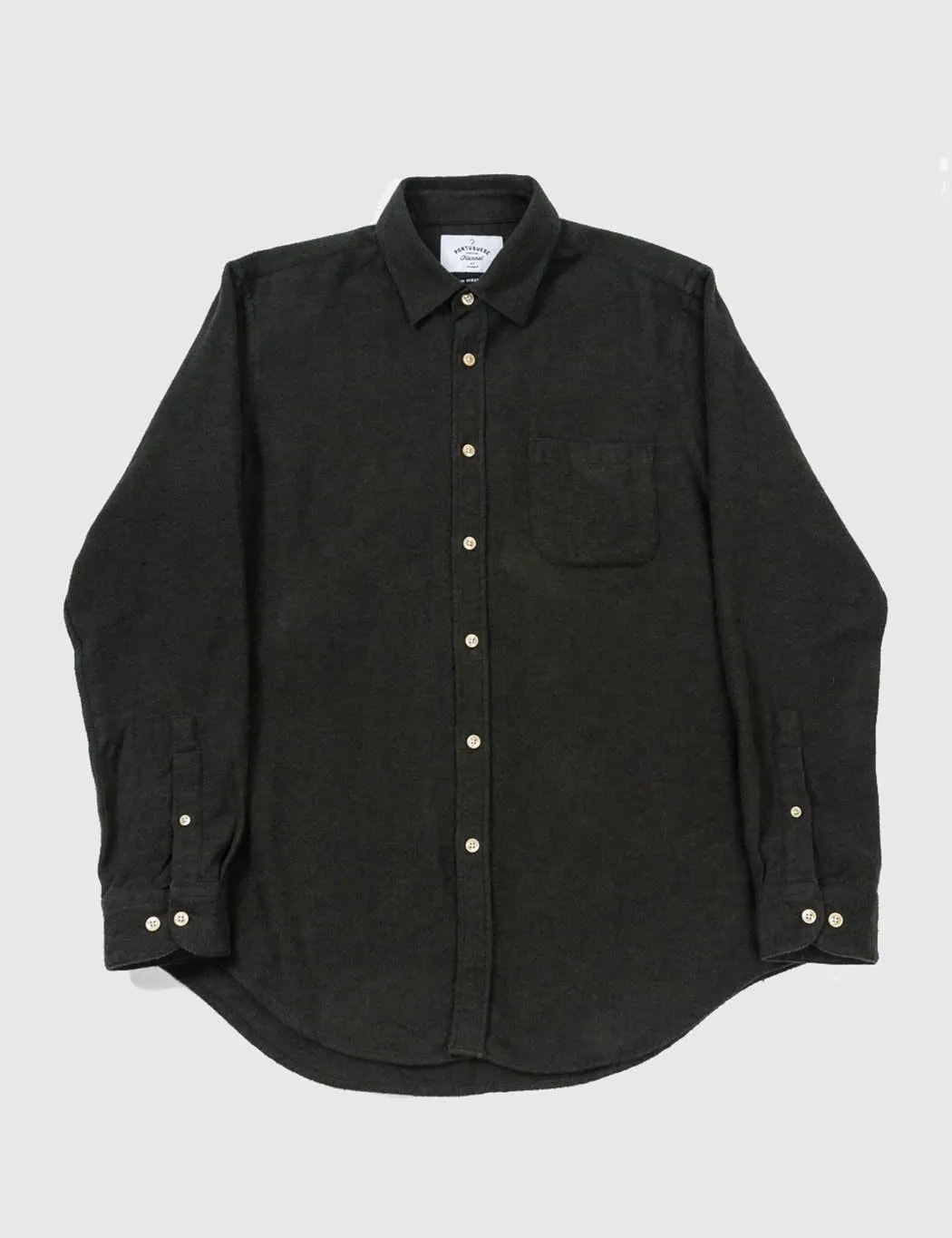 Soft Green Portuguese Flannel Teca Shirt