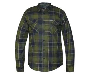 Mens Revolution Gear Plaid Black and Green Flannel Shirt - Warm, Stylish, and Perfect for Outdoor Adventures
