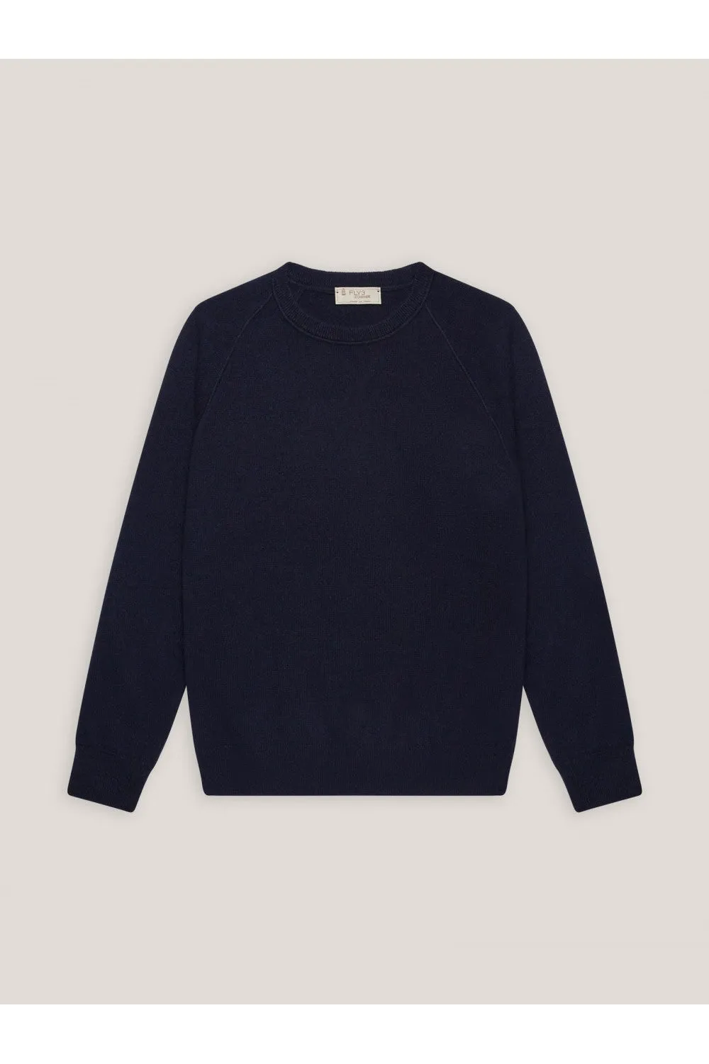Rondneck cashmere sweater - Navy
