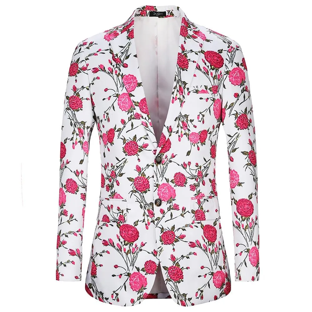 Rose Floral Blazer
