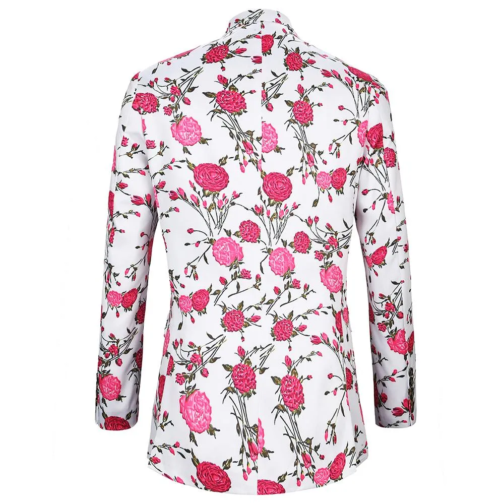 Rose Floral Blazer