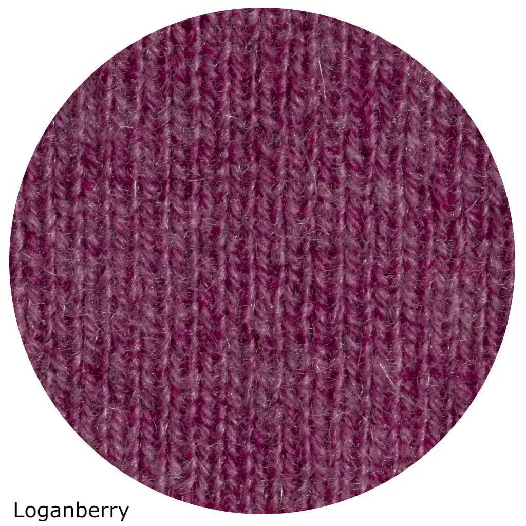 Scollo a V in Cashmere (2 Ply) - CABLE KATE