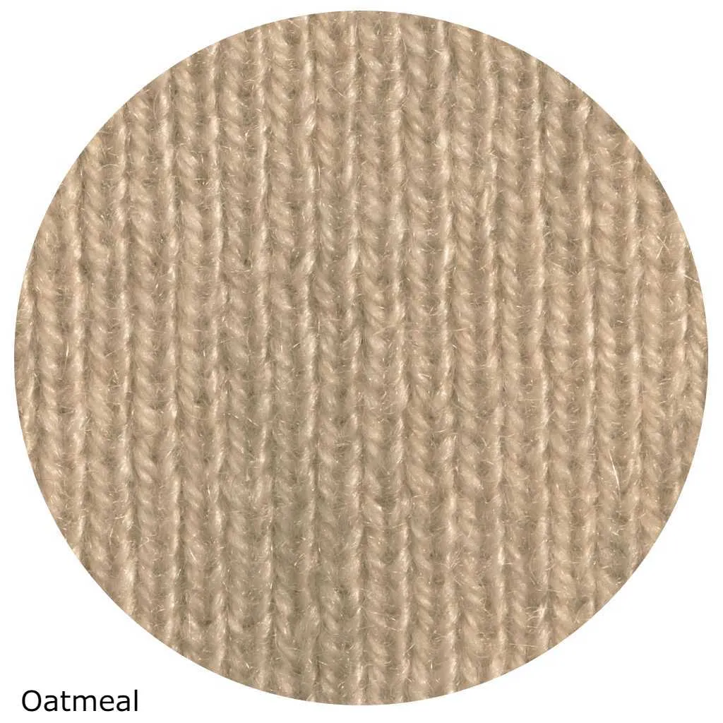 Scollo a V in Cashmere (2 Ply) - CABLE KATE