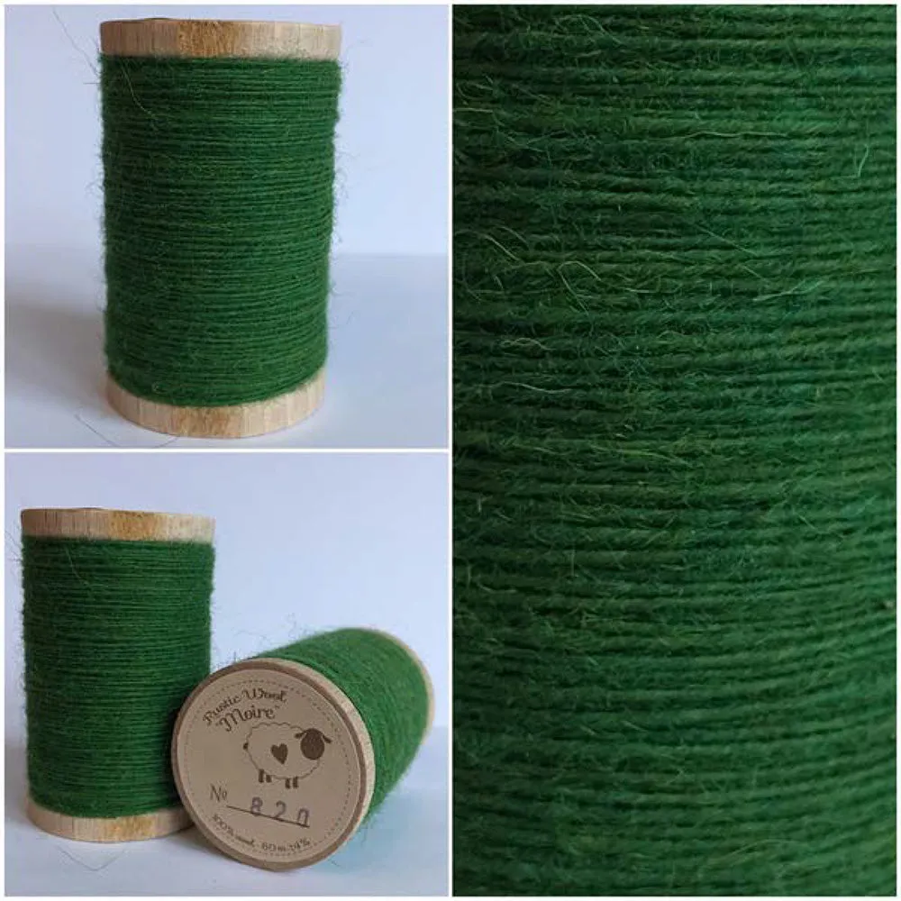 SHAMROCK Hand Dyed YARD Wool Fabric for Wool Applique and Rug Hooking