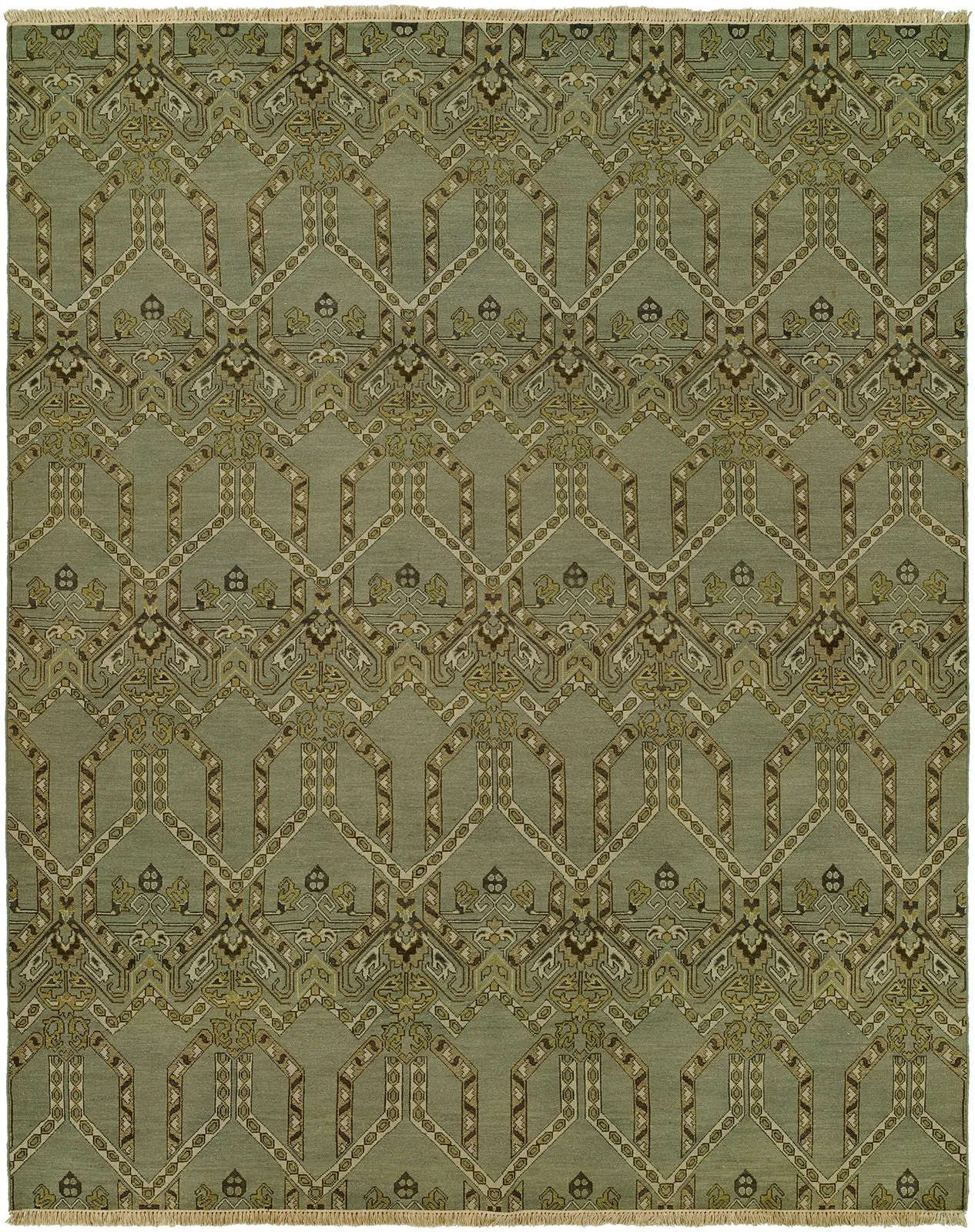 Soumak Seaglass Rug (2'x3') CALL FOR PRICING