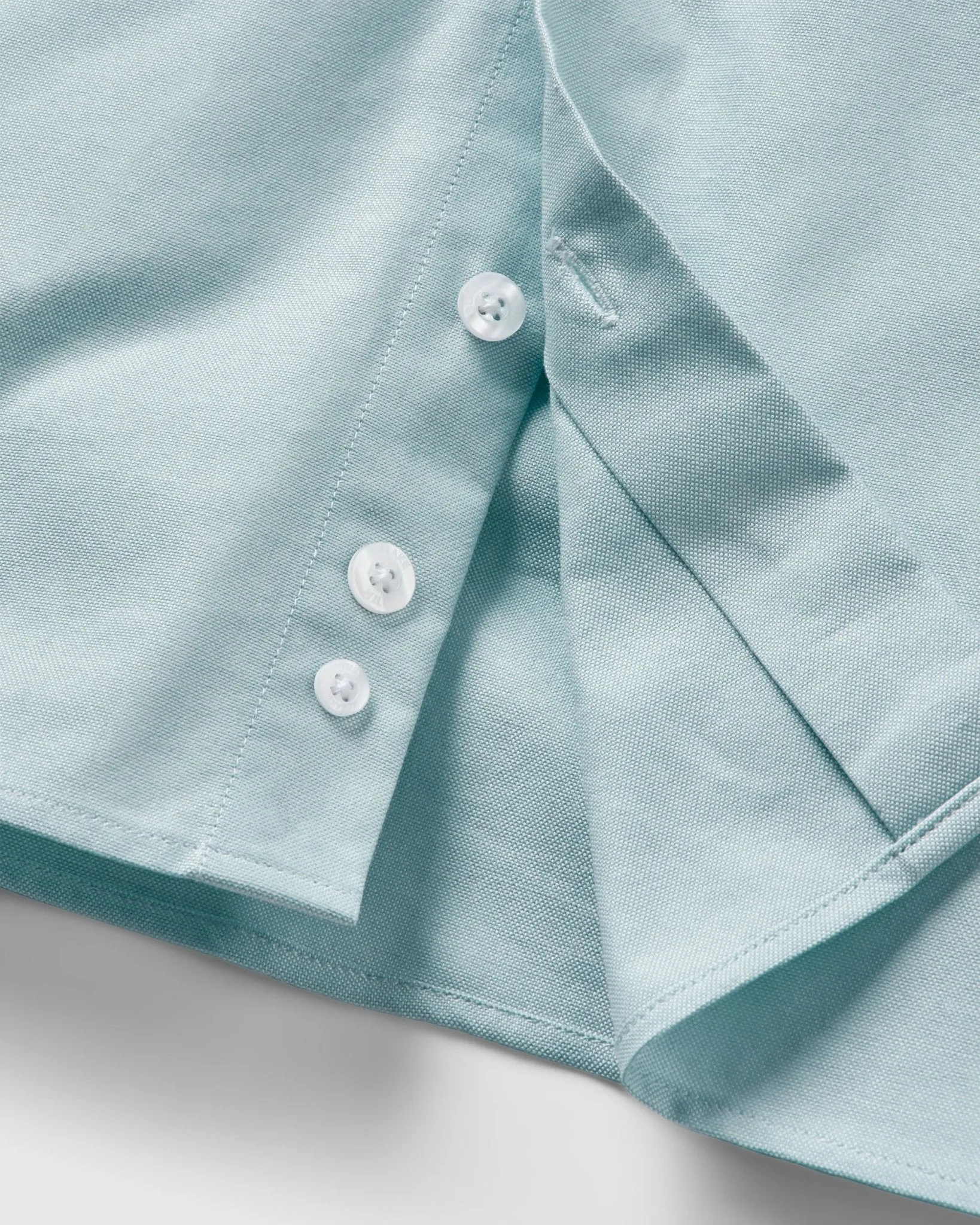 Teal Oxford with Stoned Skulls Accents Button-Down Shirt