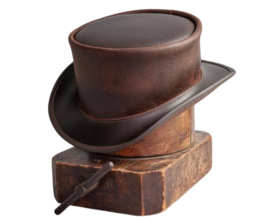 The Marlow Leather Top Hat