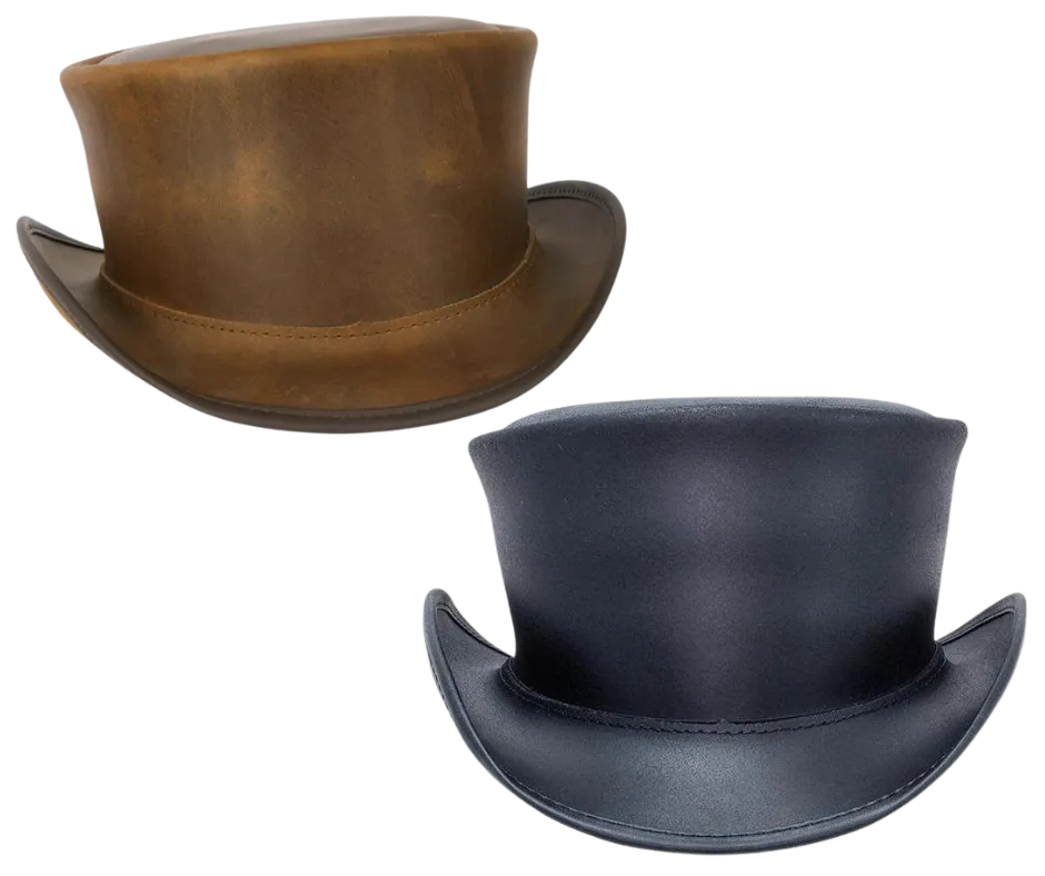 The Marlow Leather Top Hat
