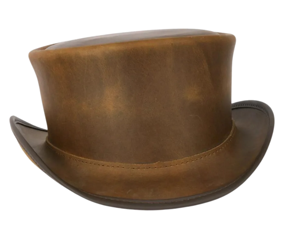 The Marlow Leather Top Hat