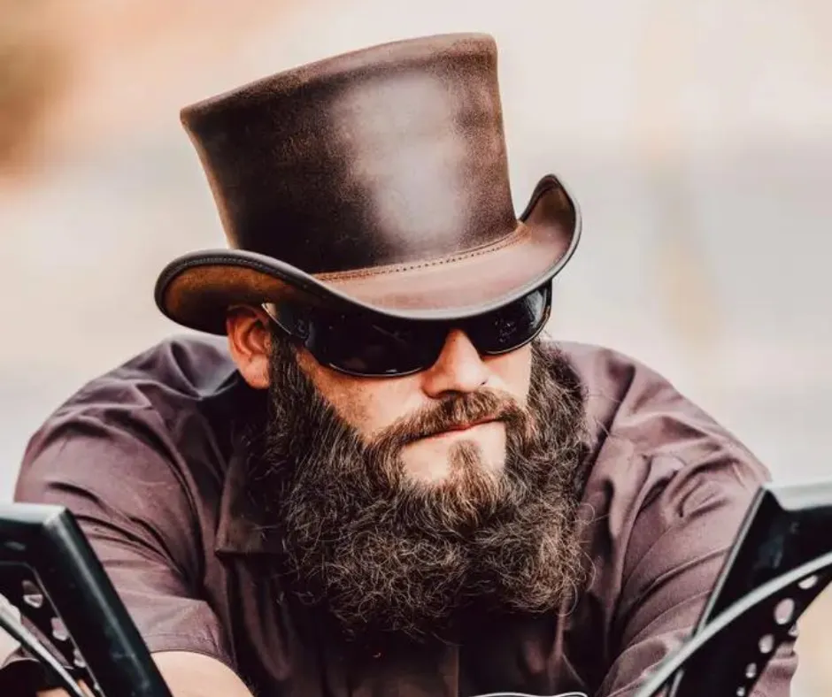 The Marlow Leather Top Hat