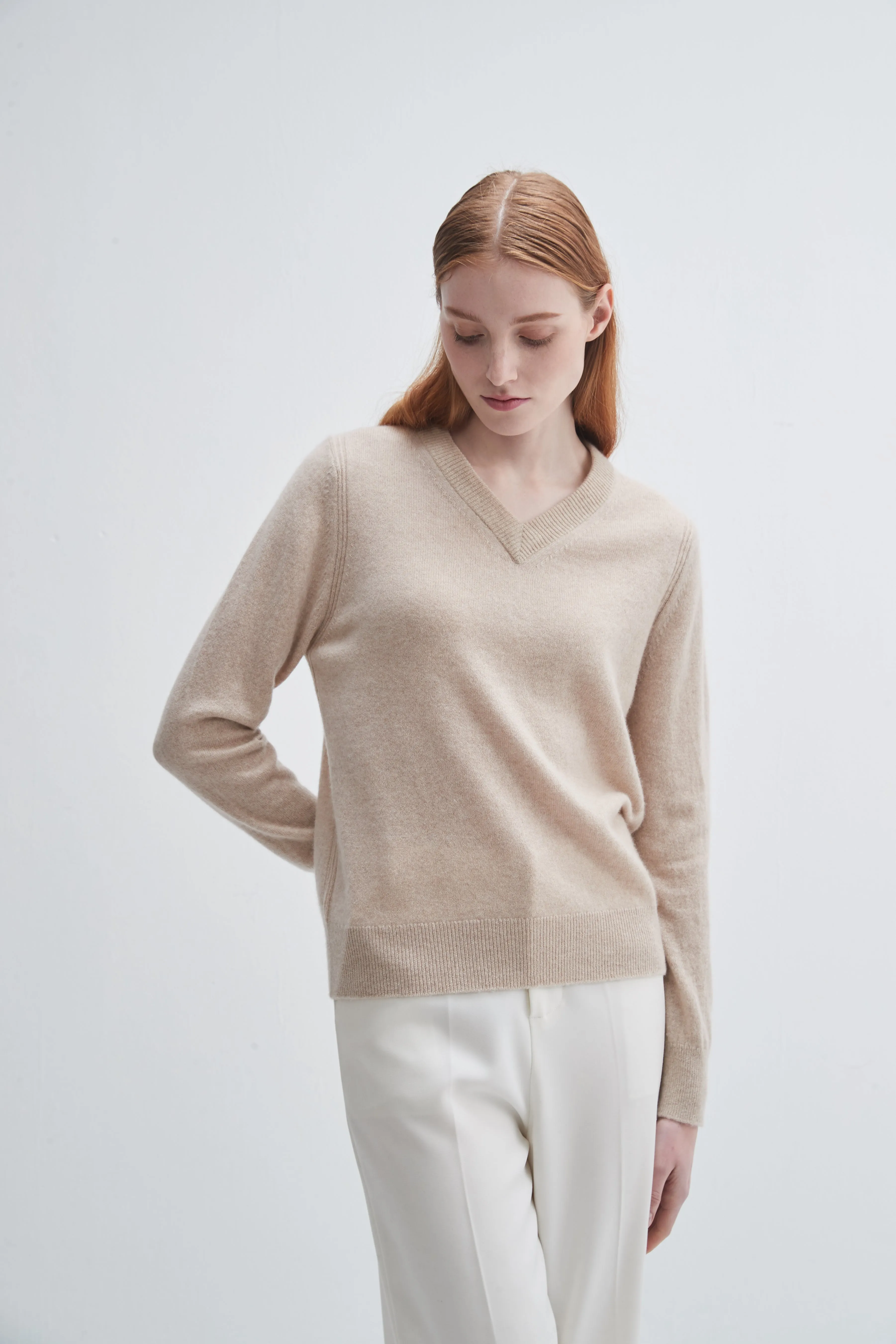 V-neck Cashmere Sweater