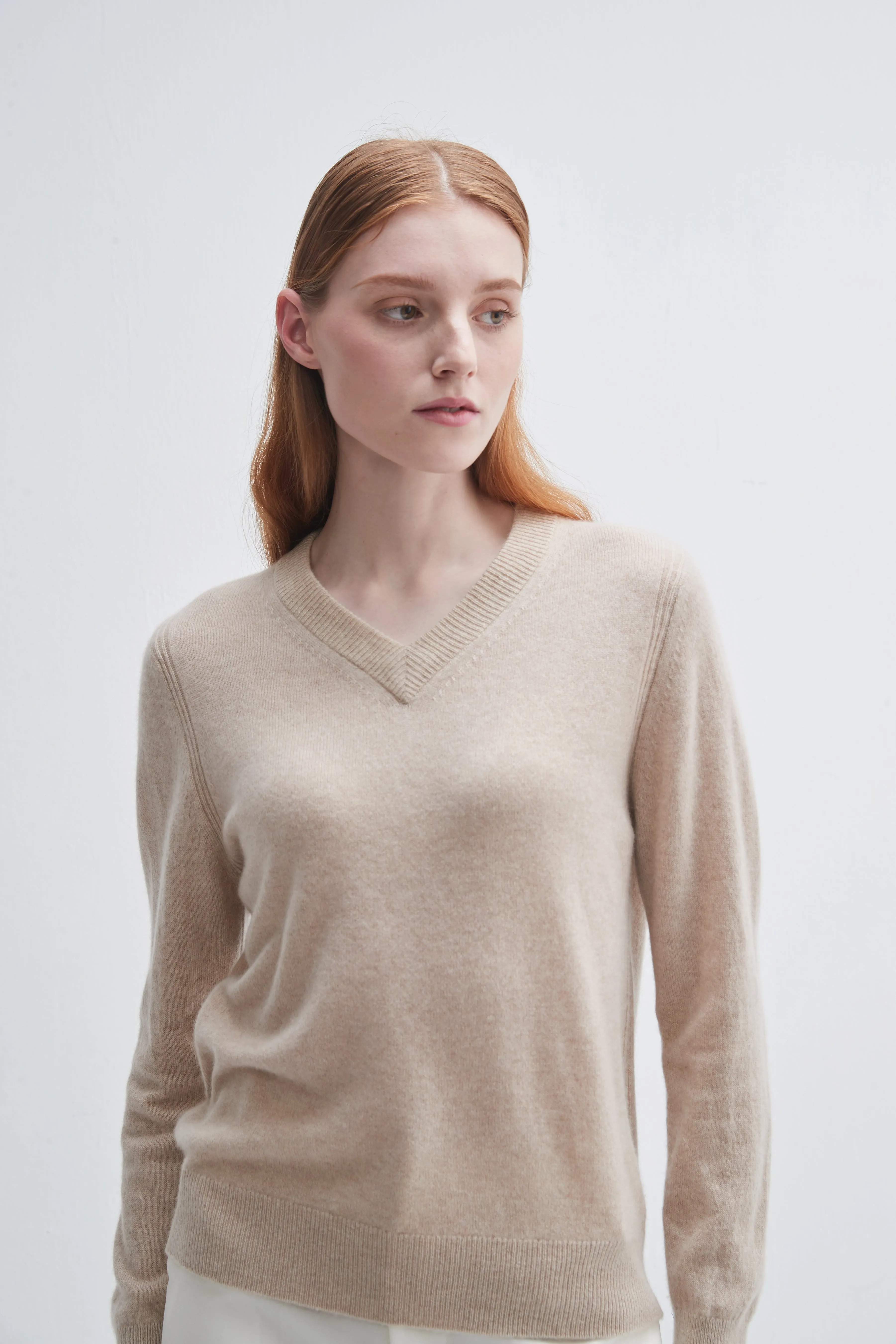 V-neck Cashmere Sweater