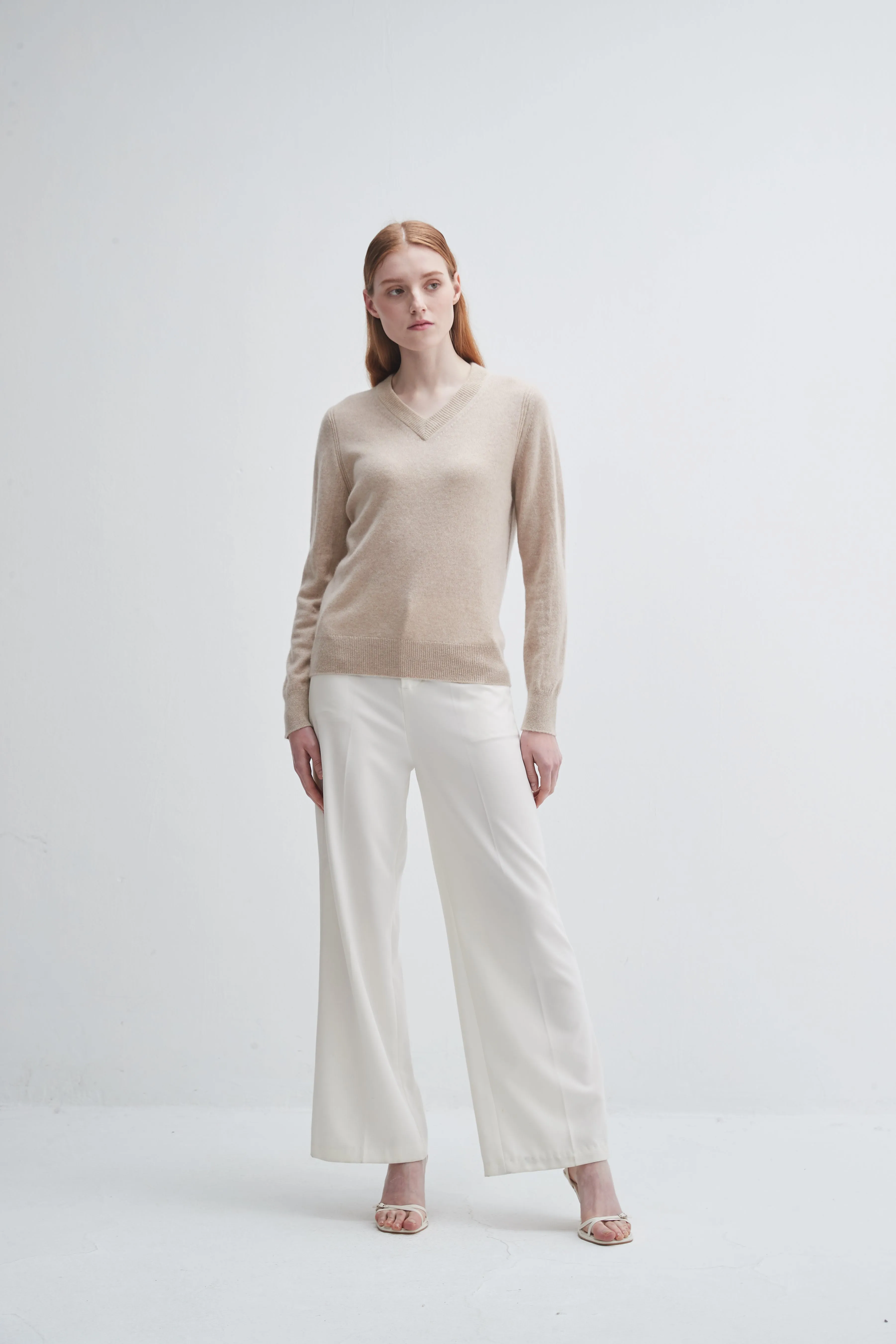 V-neck Cashmere Sweater