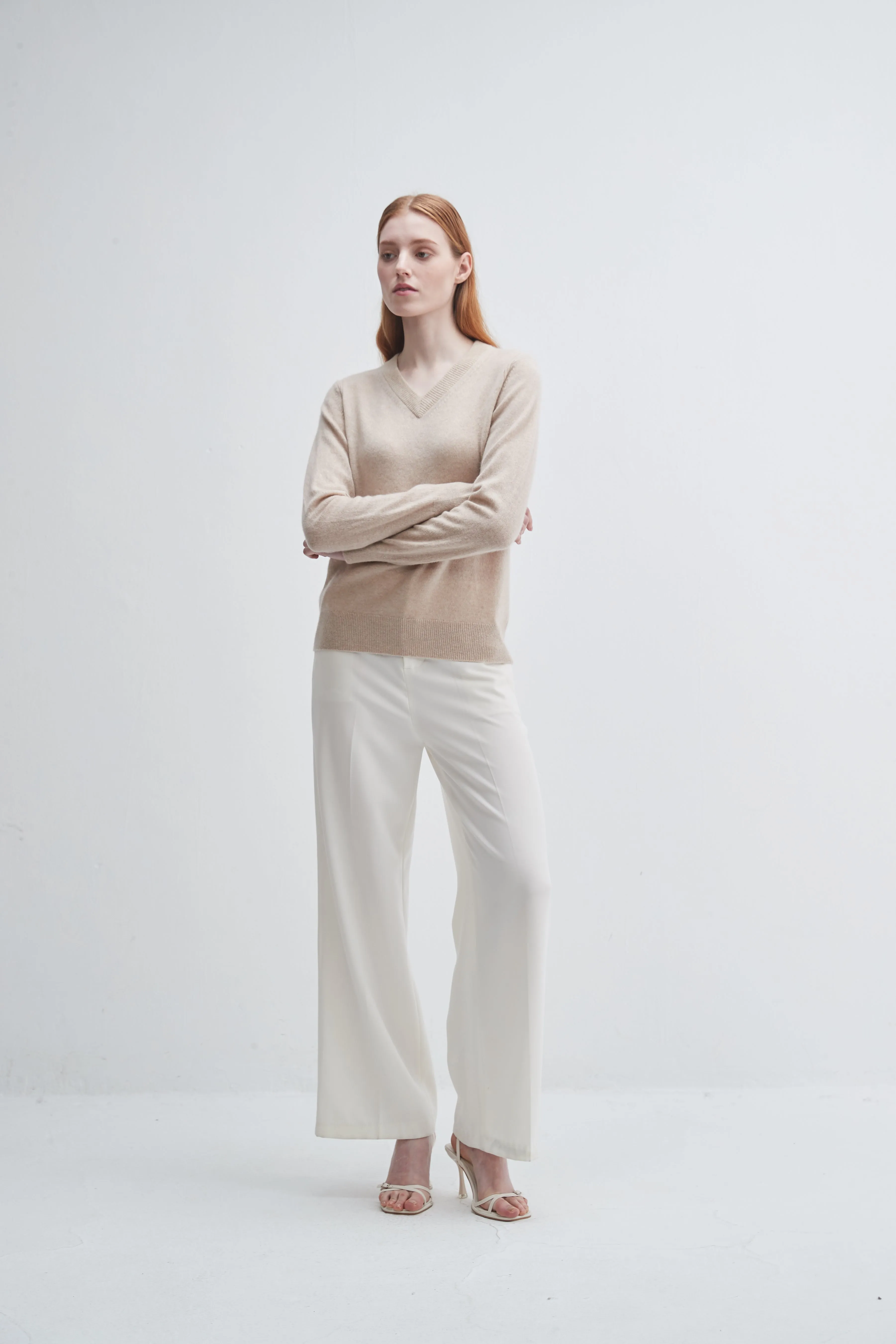V-neck Cashmere Sweater