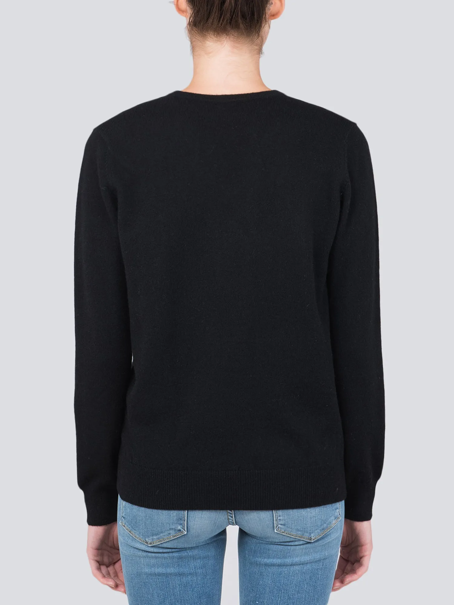 V Neck Sweater_Black