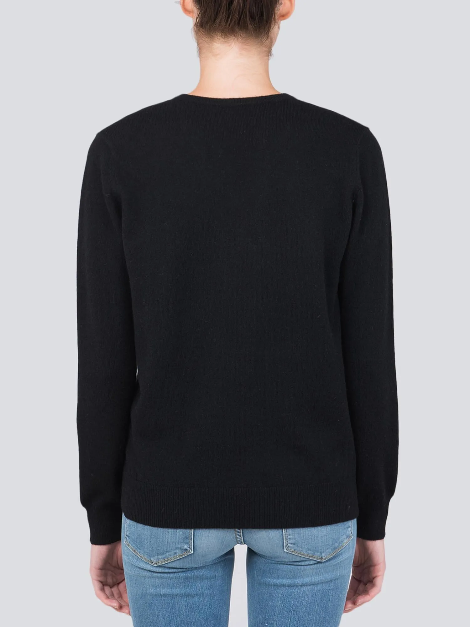 V Neck Sweater_Black