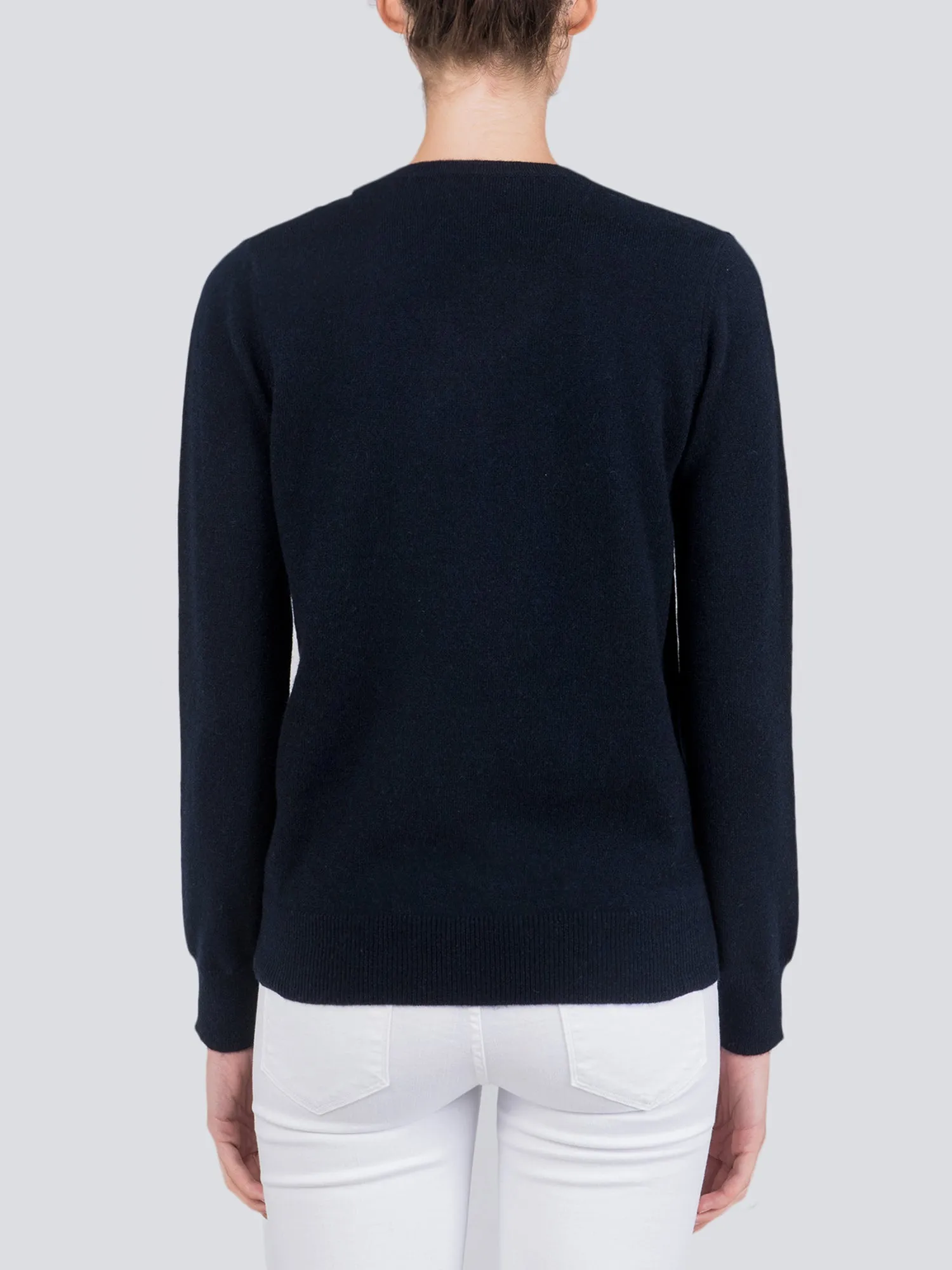 V Neck Sweater_Dark Navy