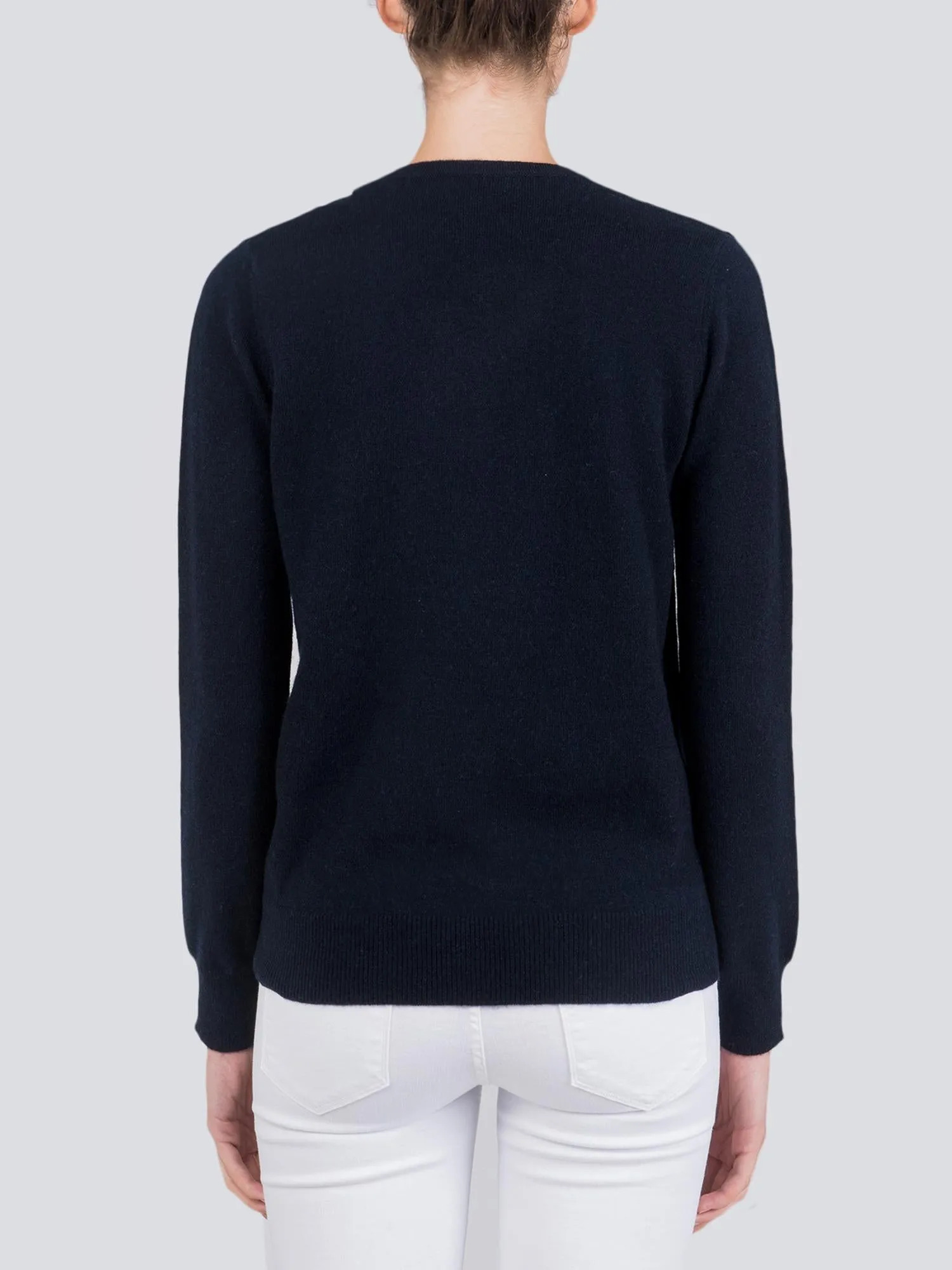V Neck Sweater_Dark Navy