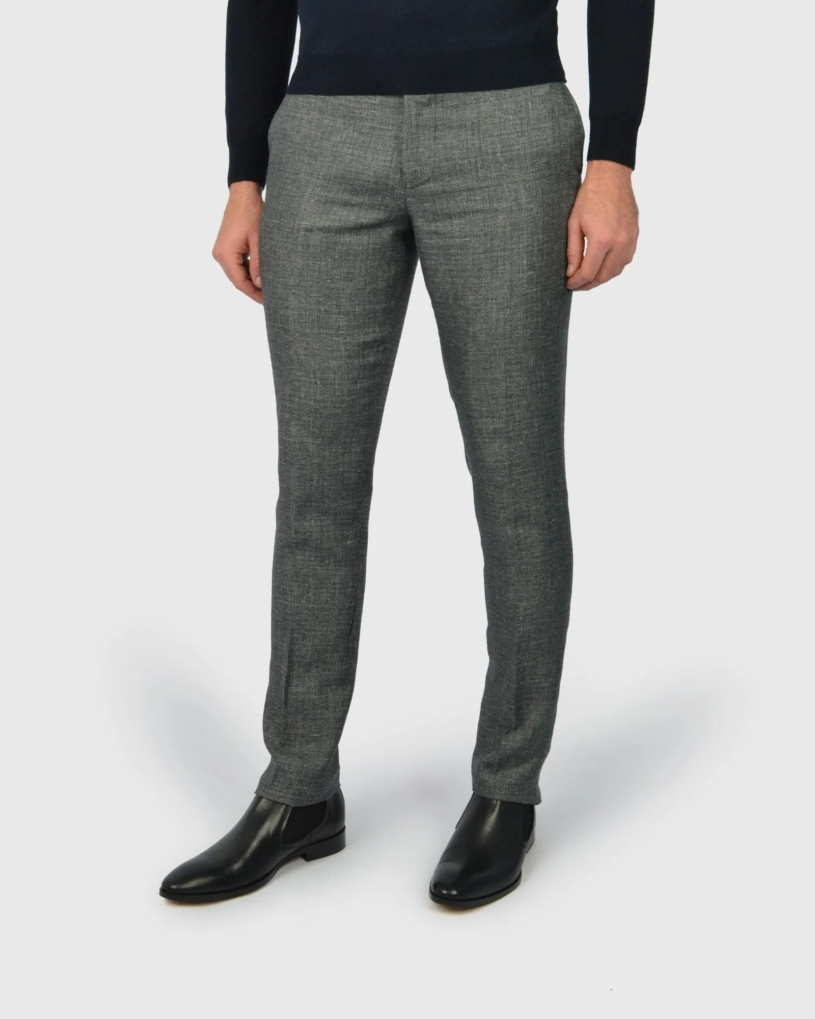 VINCENT & FRANKS S21126/2637 CHARCOAL SLIM TROUSER