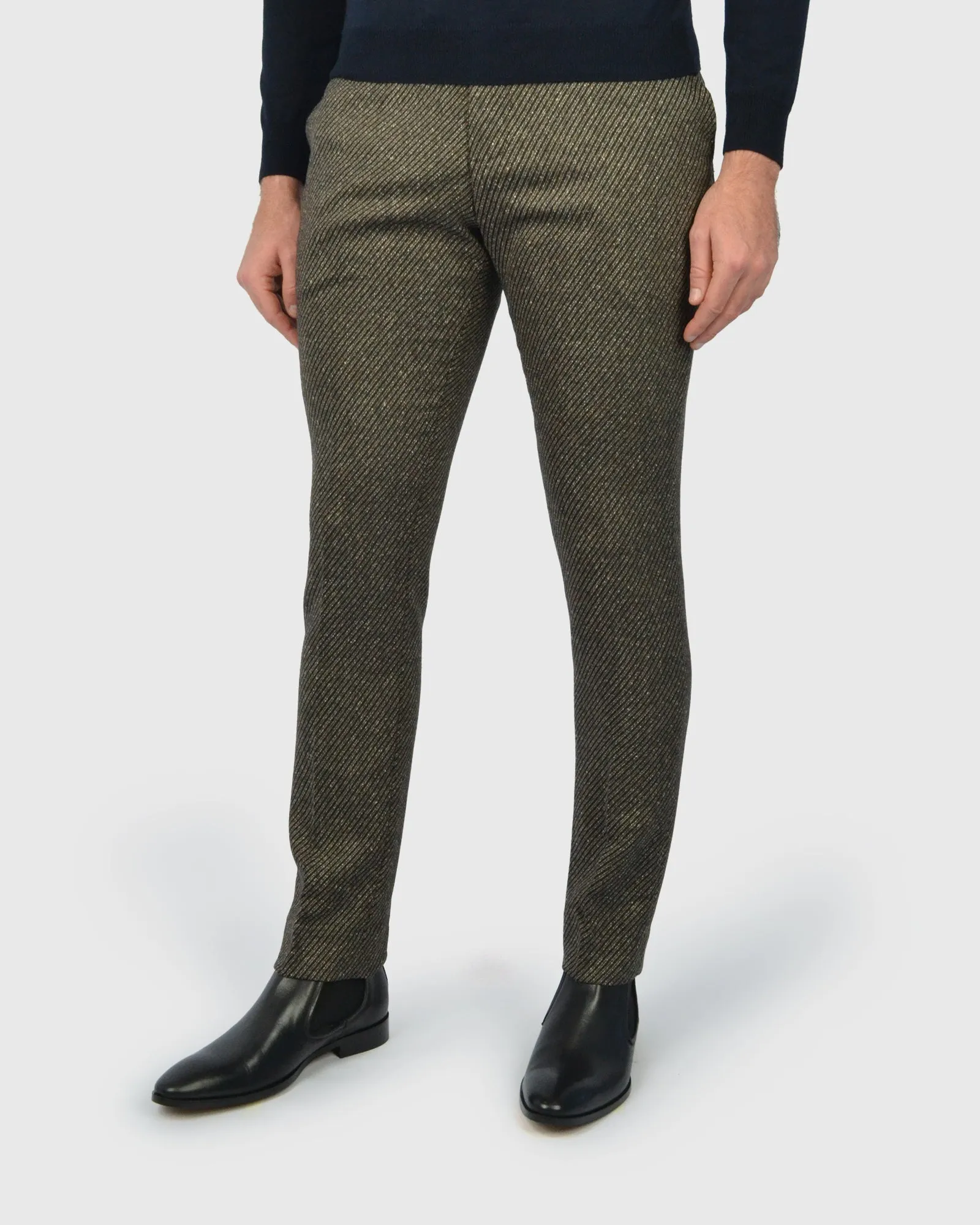 VINCENT & FRANKS W22VF-FS04530 BLK SLIM TROUSER