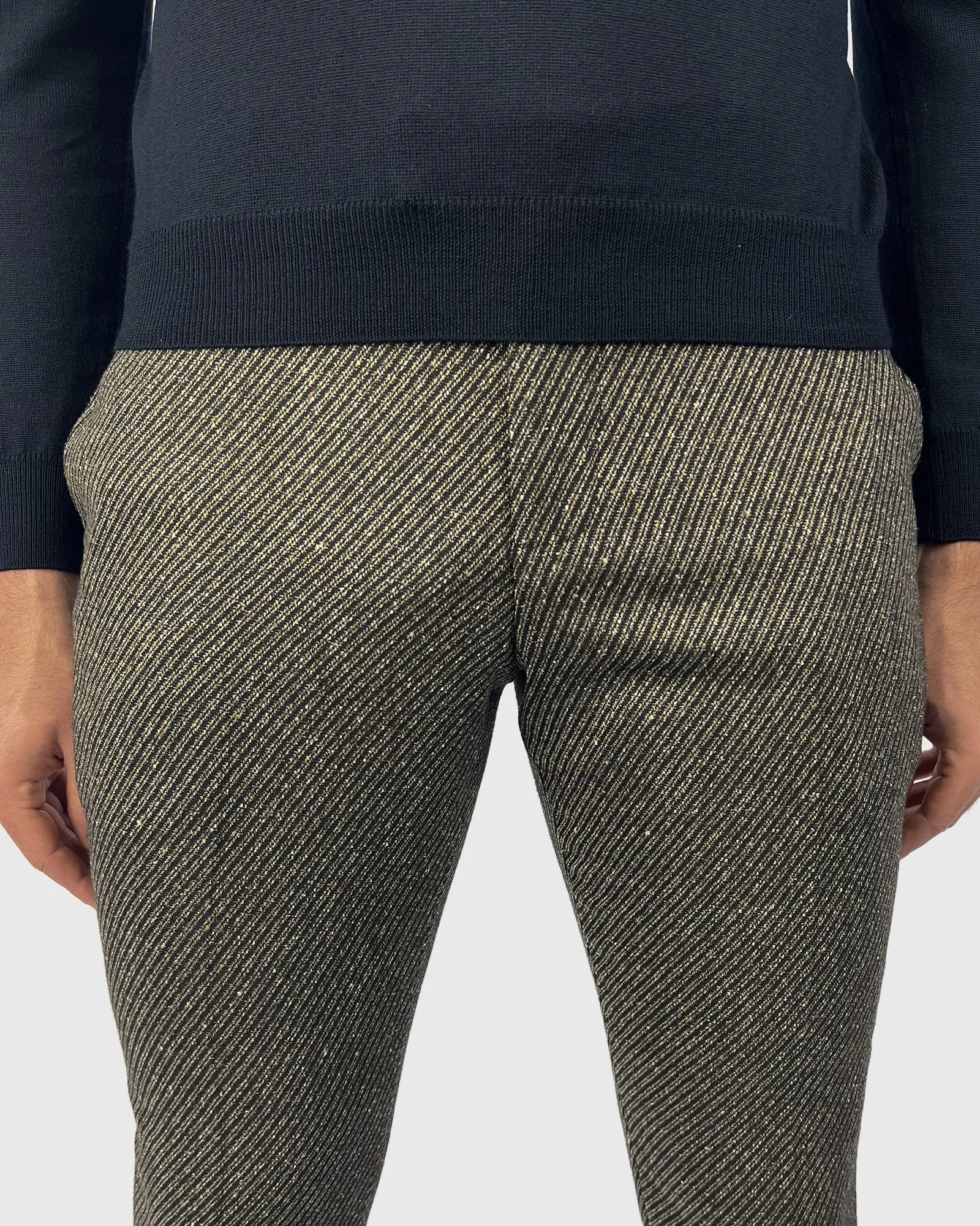 VINCENT & FRANKS W22VF-FS04530 BLK SLIM TROUSER