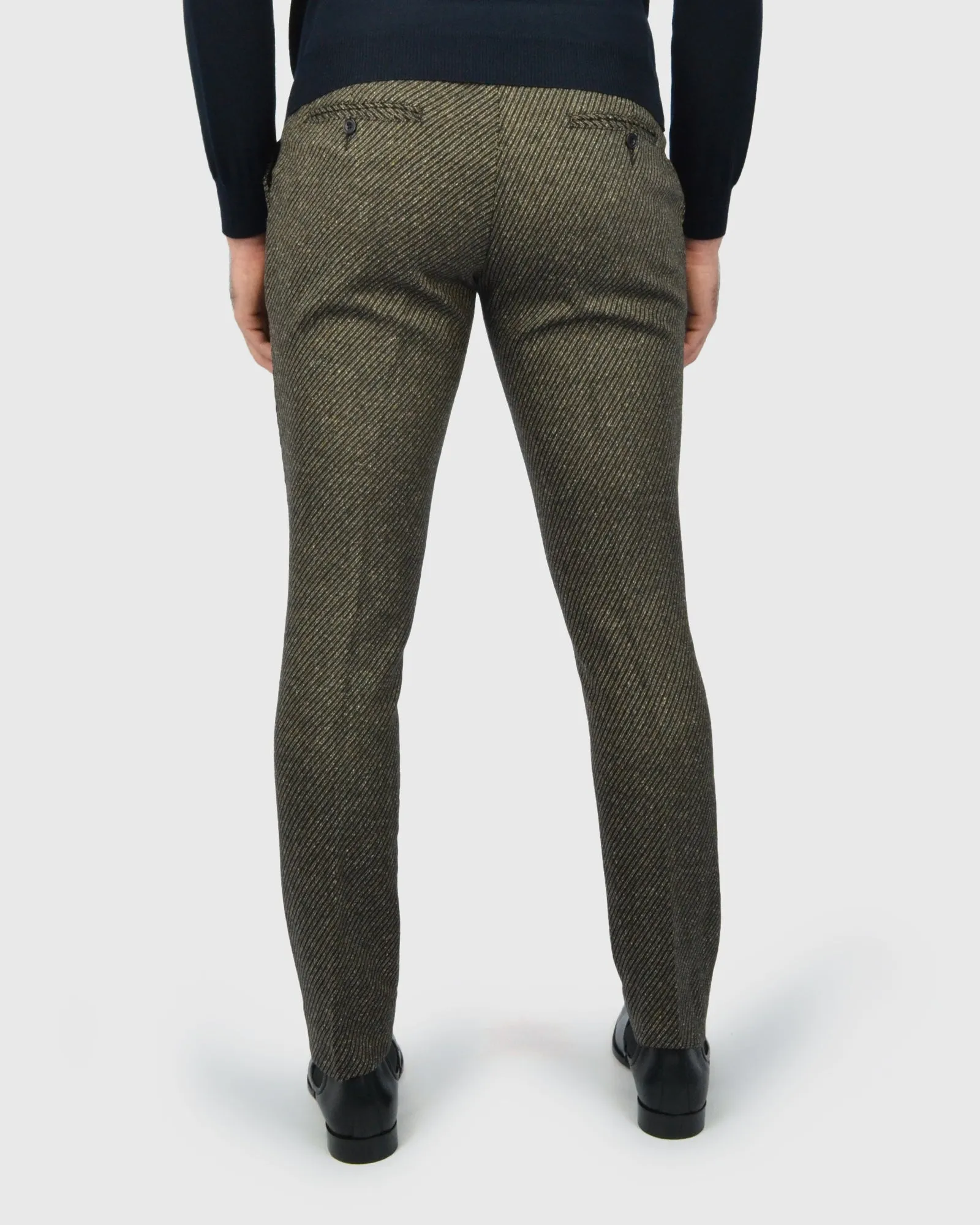 VINCENT & FRANKS W22VF-FS04530 BLK SLIM TROUSER