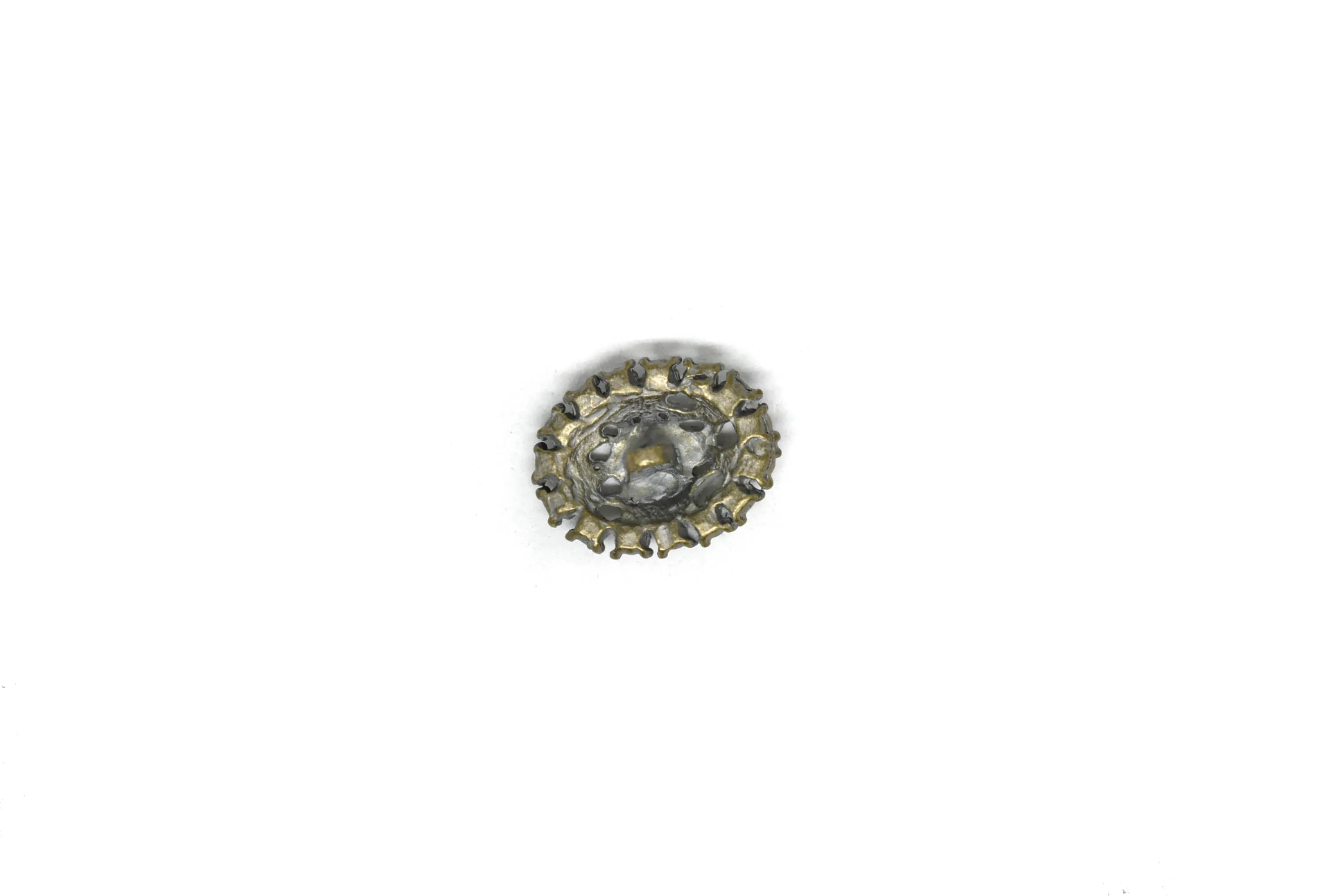Vintage Rhinestone Button 1" x 0.6" 1 Piece
