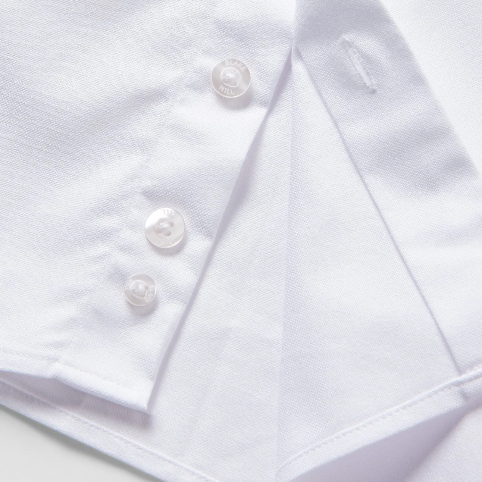 White Oxford with Distant Worlds Accents Button-Down Shirt