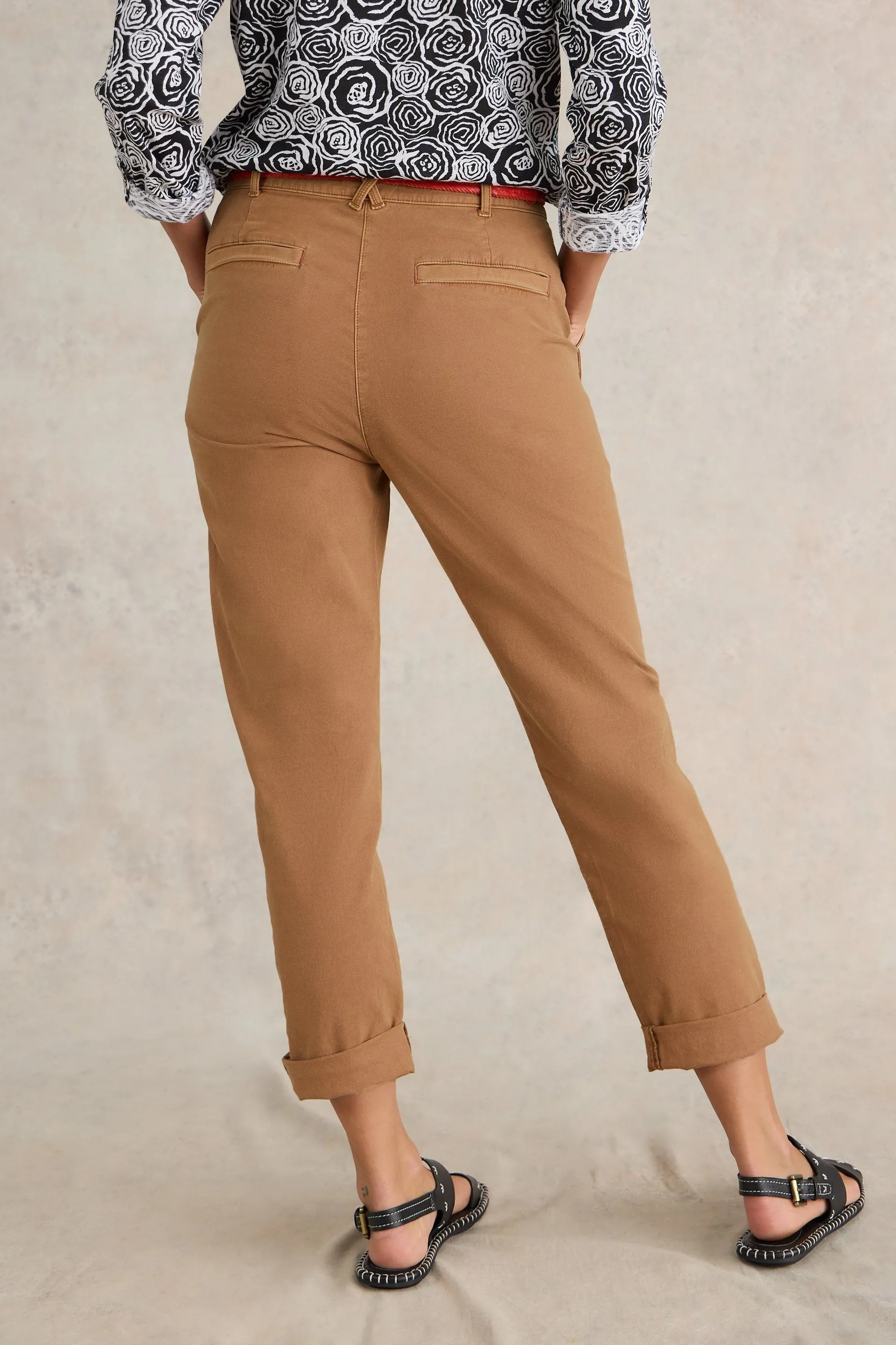 White Stuff Twister Chino in Mid Tan