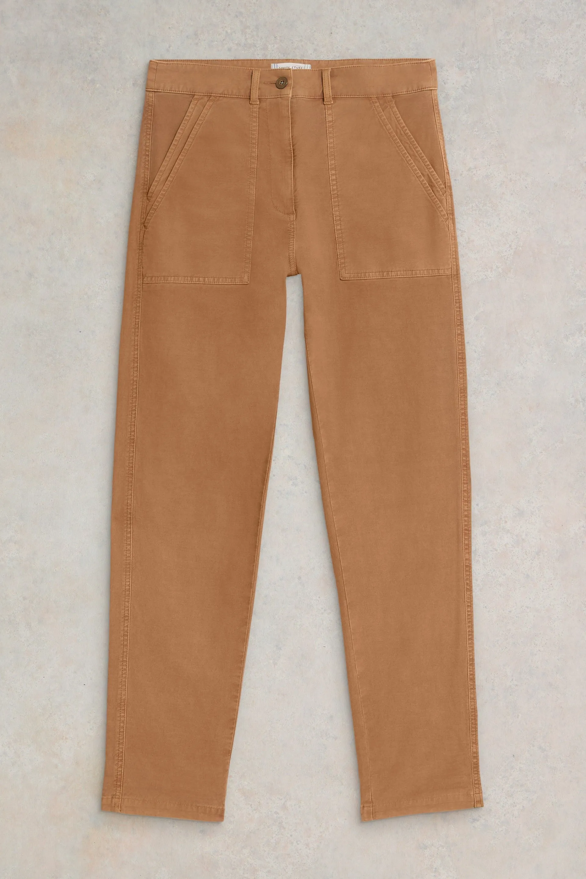 White Stuff Twister Chino in Mid Tan
