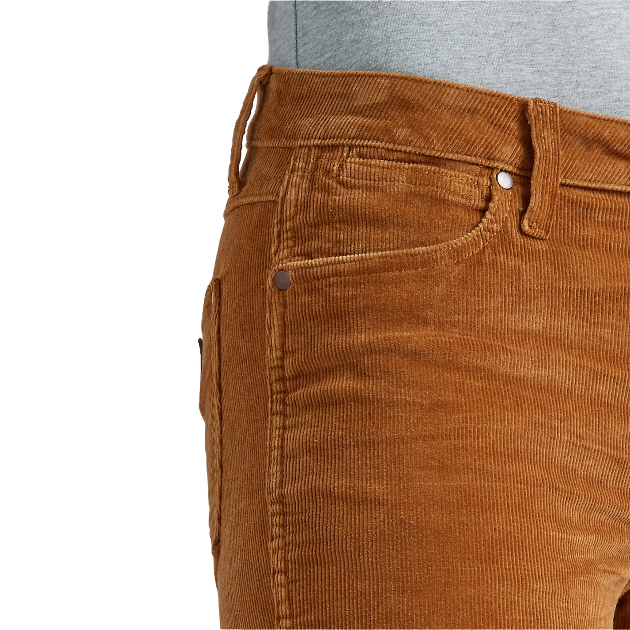 Vintage-Inspired High-Waisted Corduroy Trouser Jeans for Women by Wrangler - Style 112352983
