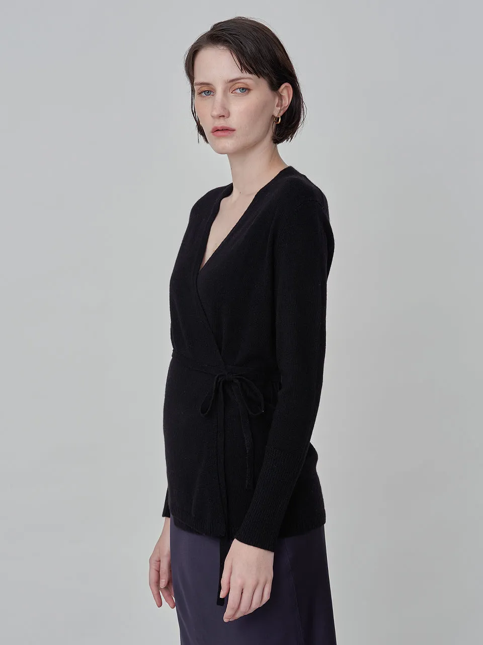 Wrap Cardigan_Black